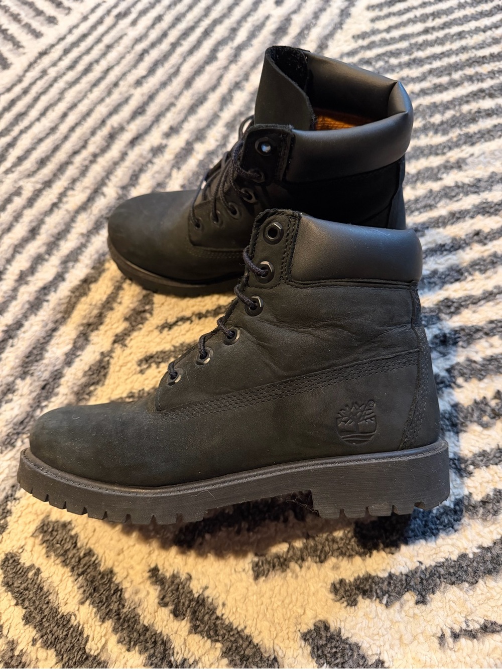 Timberland Black Leather Boots